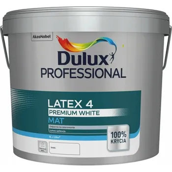 barva na zeď Dulux 9l matná bílá latexová barva Barva