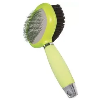 Kartáč pro zvířata Kartáč oboustranný žíně+hrubé drátky 7x24,5cm GLAMGEL