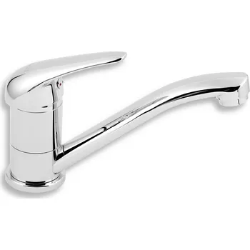 Vodovodní baterie Stojánková umyvadlová baterie Novaservis stříbrná