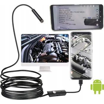 ENDOSKOP INSPEKČNÍ KAMERA USB 3v1 5m ANDROID MBG