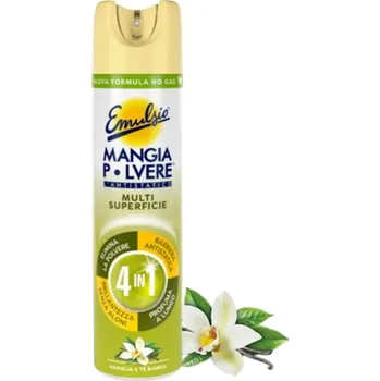 Podlahový mycí stroj Emulsio Mangia Polvere Multi Superficie 4in1 Vaniglia e te Bianco 300 ml IDDRZEX08943