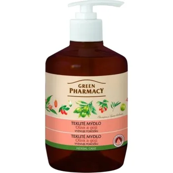 Mýdlo Green Pharmacy Oliva a Goji tekuté mýdlo s dávkovačem 460 ml IDDRZEX13157