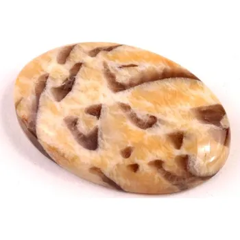 Přírodní kámen Kabošon Grafický Feldspar č.7333 (32x21x7mm)