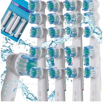 Elektrický zubní kartáček 20x HLAVICE PRO ZUBNÍ KARTÁČKY BRAUN ORAL-B ELEKTRICKÉ - SADA 20 KS