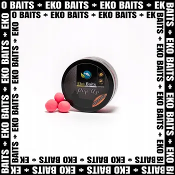 Boilies Eko Baits - PLOVOUCÍ POP-UP BOILIES MIX JAHODA 12/15mm