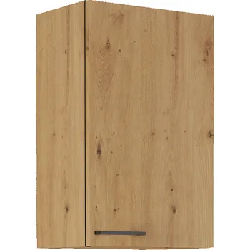 Kuchyňská linka Horní skříňka, černý mat / dub artisan, Monro 45 G-72 1F
