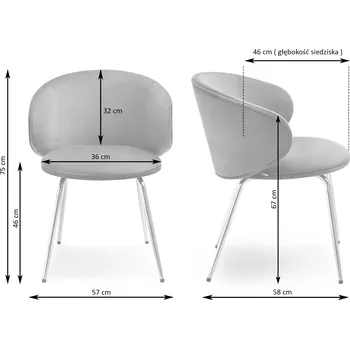 Křeslo Mebel Partner Carmen (černá + chromová)