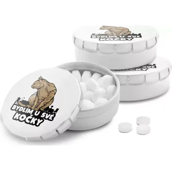 Bonbon Sablio Mentolky Bydlím u své kočky - 3 ks