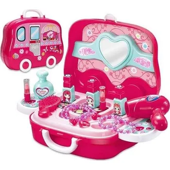 Hra na obchod Dětská kadeřnická sada s fénem a žehličkou na vlasy