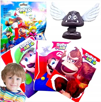 Figurka SÁČEK FIGURKA SUPER MARIO PŘEKVAPENÍ + 3 SBĚRATELSKÉ KARTY DO HRY
