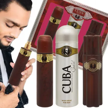 Pánský parfém Cuba Gold EDT 100 ml + voda po holení 100 ml + deo ve spreji 200 ml M