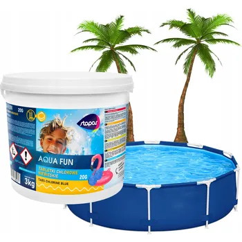 Bazénová chemie Chlorové Multifunkční Tablety BLUE STAPAR 20g 3kg