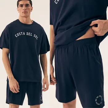 Pánské pyžamo Henderson pánské pyžamo Sol s krátkým rukávem, velikost L