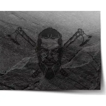 Plakát Sablio Plakát Vikingové Stone - 60x40 cm