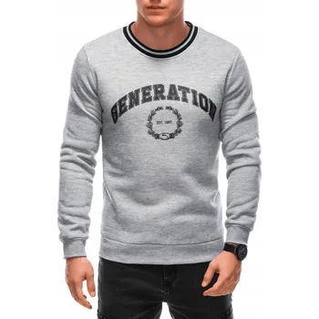 Pánská mikina Pánská mikina bez kapuce 1622B šedá XXL