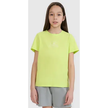 Chlapecké tričko Dětské bavlněné tričko 4F pro dívky, velikost 122 (6-7 let)