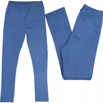 Dámské legíny 128 LEGÍNY hladké, dlouhé bavlna vzhled JEANS