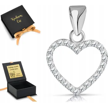 Přívěsek Stříbrný přívěsek na řetízek dámský srdce přívěsek srdíčko 925