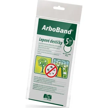 Přípravek proti hmyzu Desky lepové bílé ArboBand (5 ks) venkovní