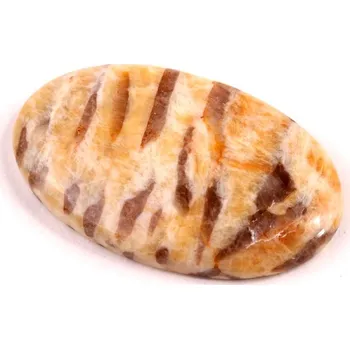Přírodní kámen Kabošon Grafický Feldspar č.7327 (36x22x6mm)