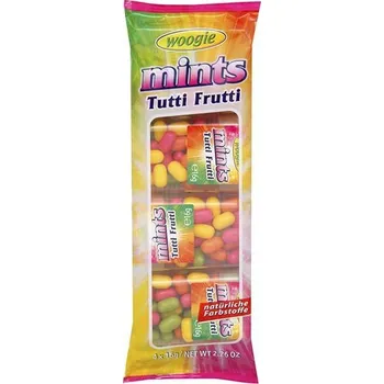 Bonbon Woogie Dražé tutti frutti - cukrové dražé 4x16g IDDRZEX05762