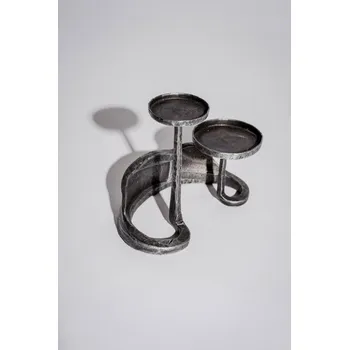 Svícen Kovallo Kovaný svícen "Koruna" Černý