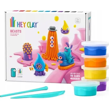 Modelovací hmota Hey Clay Modelovací hmota Bestie Kreativní sada
