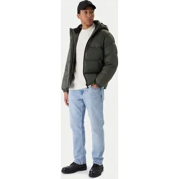 Tommy Jeans Vatovaná bunda Essential DM0DM19786 Zelená Regular Fit L
