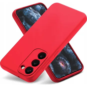 Pouzdro na mobilní telefon Zadní Kryt Smart-Tel pro Samsung Galaxy S23 Plus červený