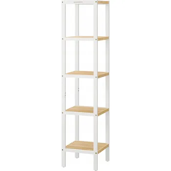 Knihovna Regál Songmics 33 cm x 146 cm x 33 cm bílý