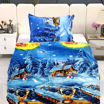 Povlečení Jemné mikroplyš povlečení Homa LEVINA HOLIDAYS 140x200 cm