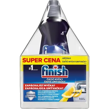 Čistič myček Finish leštidlo 400 ml + čistič myčky Regular 250 ml IDDRZEX10140