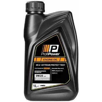 Motorový olej OLEJ PROFIPOWER 4CAR 0W20 C5 EXTREME PROTECT TECH LSPI 1L (Motorový olej)