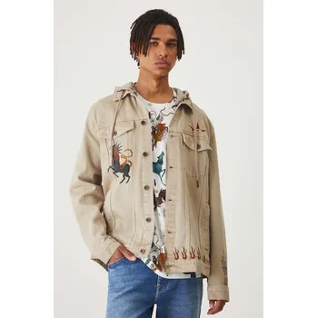 Pánská softshellová bunda Džínová bunda Medicine RW24.KUM101 béžová 80J, vel. M