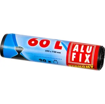 Pytle na odpadky Alufix pytle na odpad, 13 µ, 59 × 72 cm, 60 l, 20 ks IDDRZEX13027