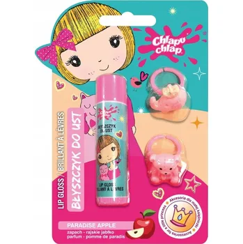 Přípravek na rty Chlapu Chlap Lesk na rty jablko + prstýnky