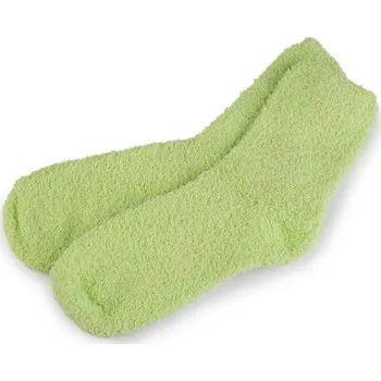 Dámské ponožky Dámské / dívčí froté ponožky, velké, 11 zelená past.sv.