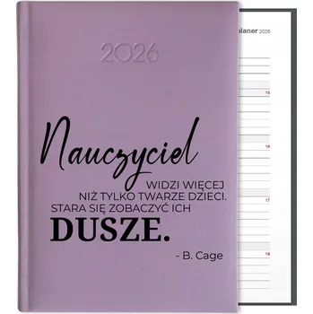 Kalendář Knižní kalendář 2026 A5 FunnyCase fialový