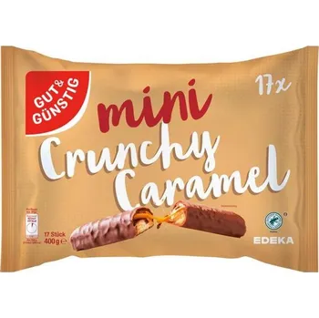 Čokoláda GG Čokoládové mini tyčinky s karamelem Crazy Crunch 400g IDDRZEX05568