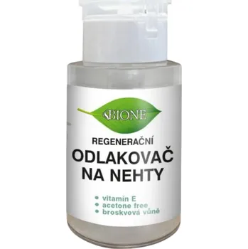 Přípravek na nehty Bione Cosmetics Odlakovač na nehty s vitamínem E a broskvovou vůní 180 ml IDDRZEX07627