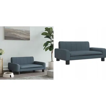 Pelíšek pro psa Tmavě šedý Pelíšek pro psa, potažený látkou, 70x45x30 cm