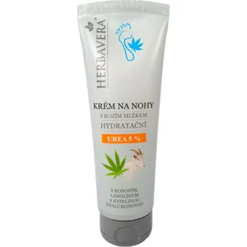 Péče o nohy Herbavera krém na nohy s kozím mlékem a Urea, 120 ml IDDRZEX12862