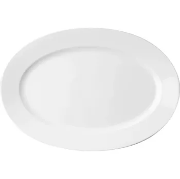 Talíř BANQUET Oválný servírovací talíř 38 x 26 cm / RAK PORCELAIN