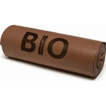 Pytle na odpadky PYTLE NA BIOODPAD HNĚDÉ 120L x 2 5 KUSŮ