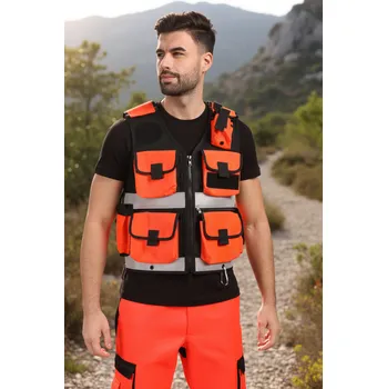 Pánská vesta Vesta MEDIK UNISEX, taktická Velikost M červená/černá