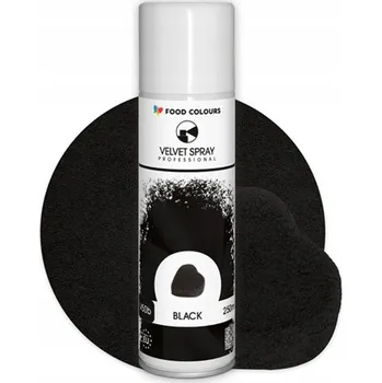Barva ve spreji Barvivo ve spreji Food Colours 250 g 250 ml 1 ks černá