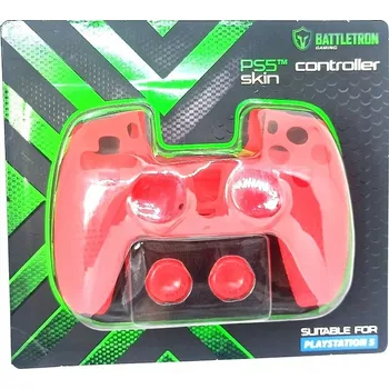 Herní ovladač Pouzdro / Kryt na ovladač PS5 Dualsense - Červený