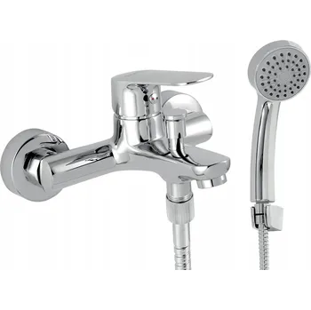 Vodovodní baterie Nástěnná vanová baterie NOVASERVIS stříbrná