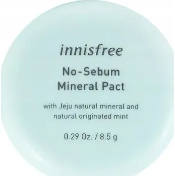 Pudr Innisfree No Sebum Mineral Pact matující minerální pudr na obličej, 8,5 g