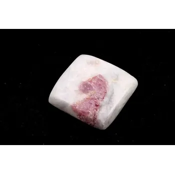 Přírodní kámen Kabošon Růžový Turmalín č.7360 (21x20x7mm)